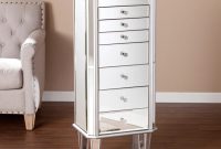 New Vintage Standing Mirror Jewelry Armoire With Lock - Buy Mirror ... Mirrored jewelry armoire furniture tall