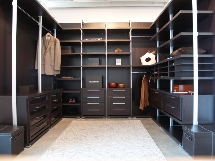 Modular closet organization furniture system