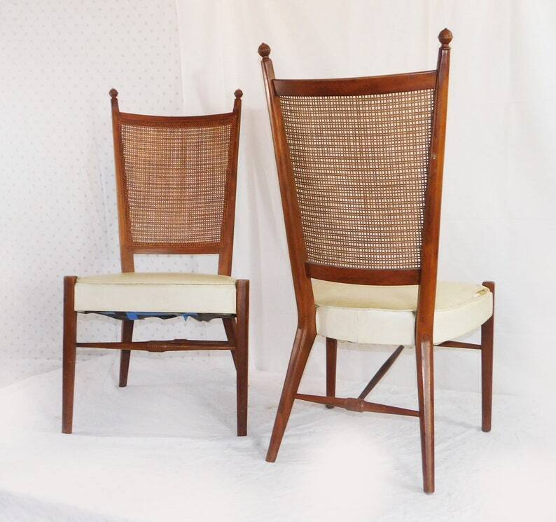 Vintage cane chair furniture for living room